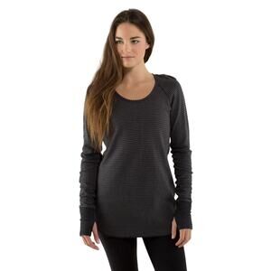 Lululemon Size 6 Open Your Heart Long Sleeve Reversible Top Shirt Sweatshirt A31